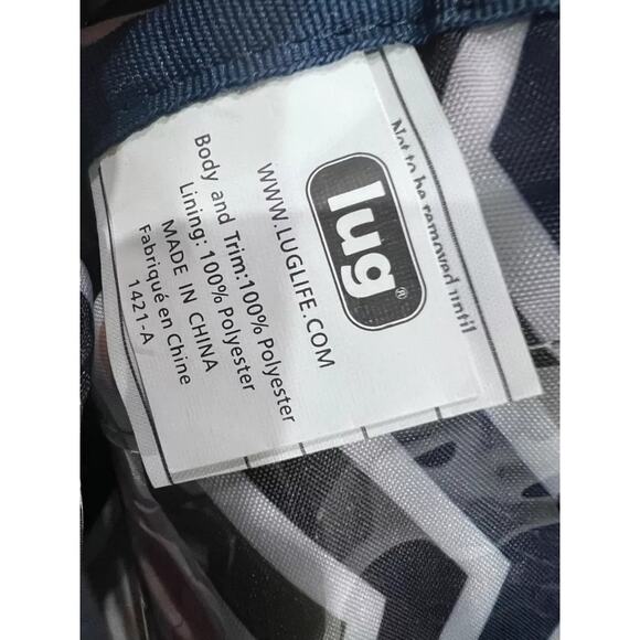 LUG Scoop Flower Stripe Quilted Convertible Crossbody Bag - Picture 6 of 7